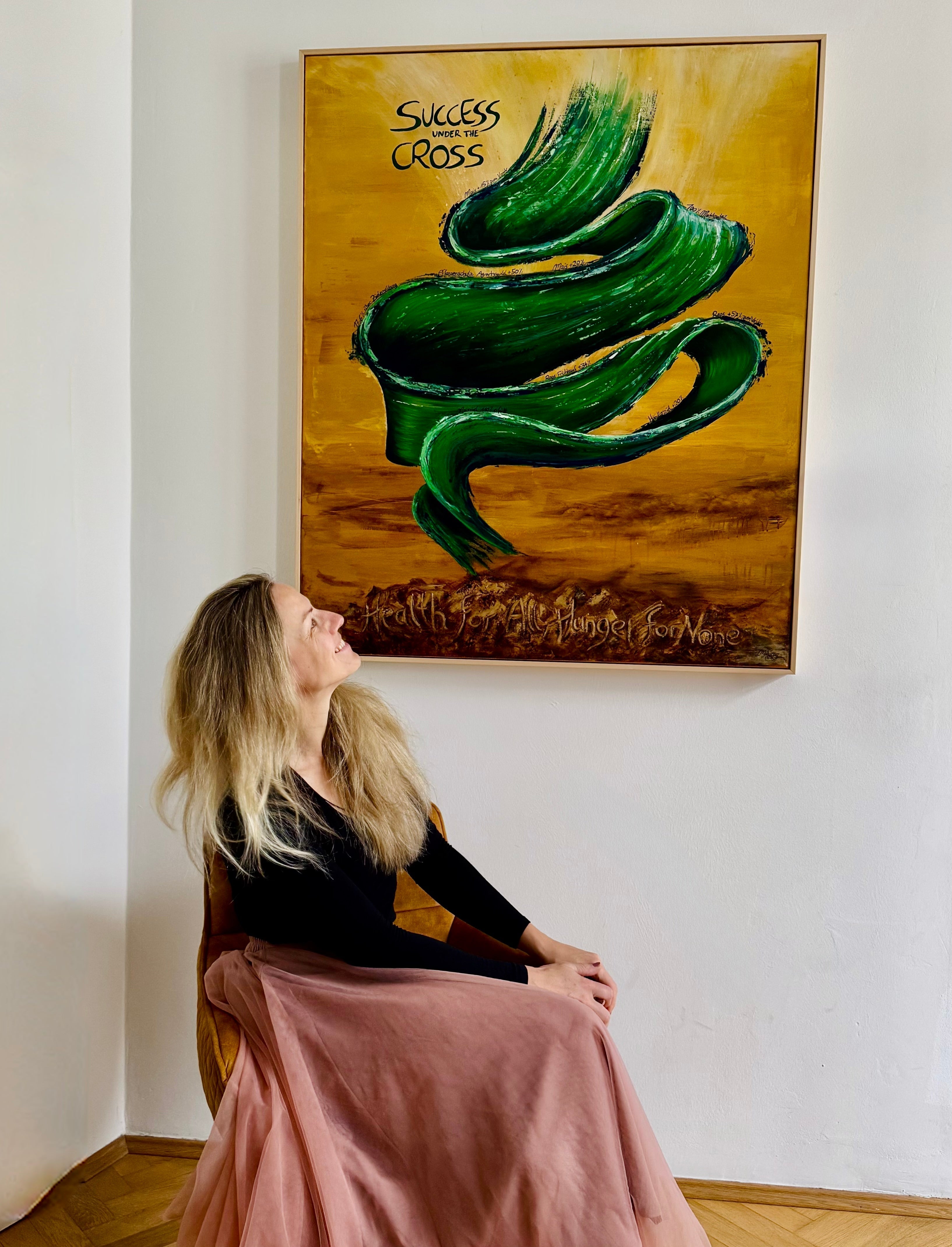 Großformat-Auftragsgemälde | Acryl- und Spachteltechnik, 100×120 cm