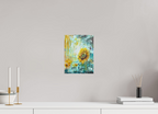 Sonnenblume Fine Art Print Hahnemühle Bamboo Acrylmalerei Myriam Probst Köln