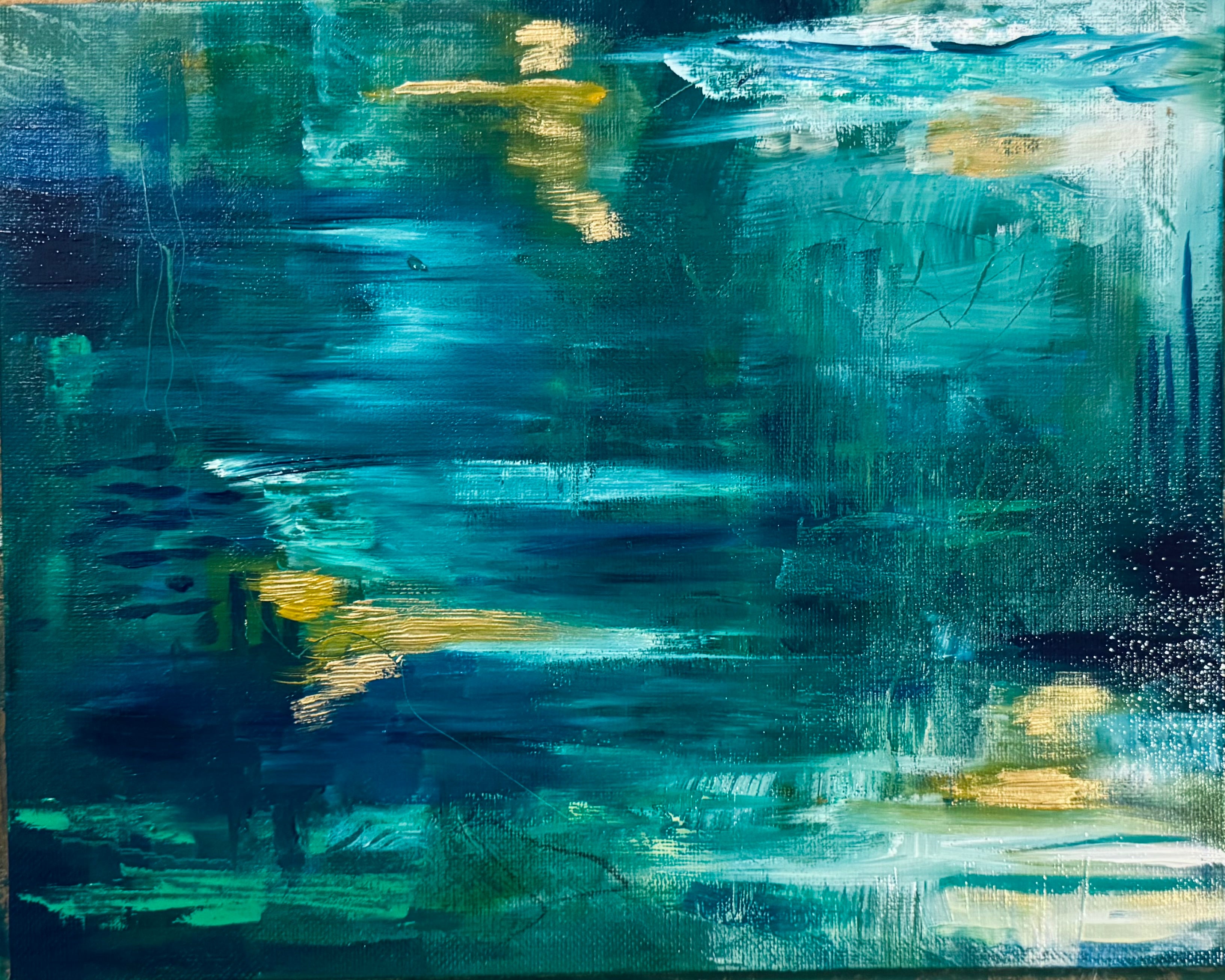 Grüner See mit Blumen [14/31]