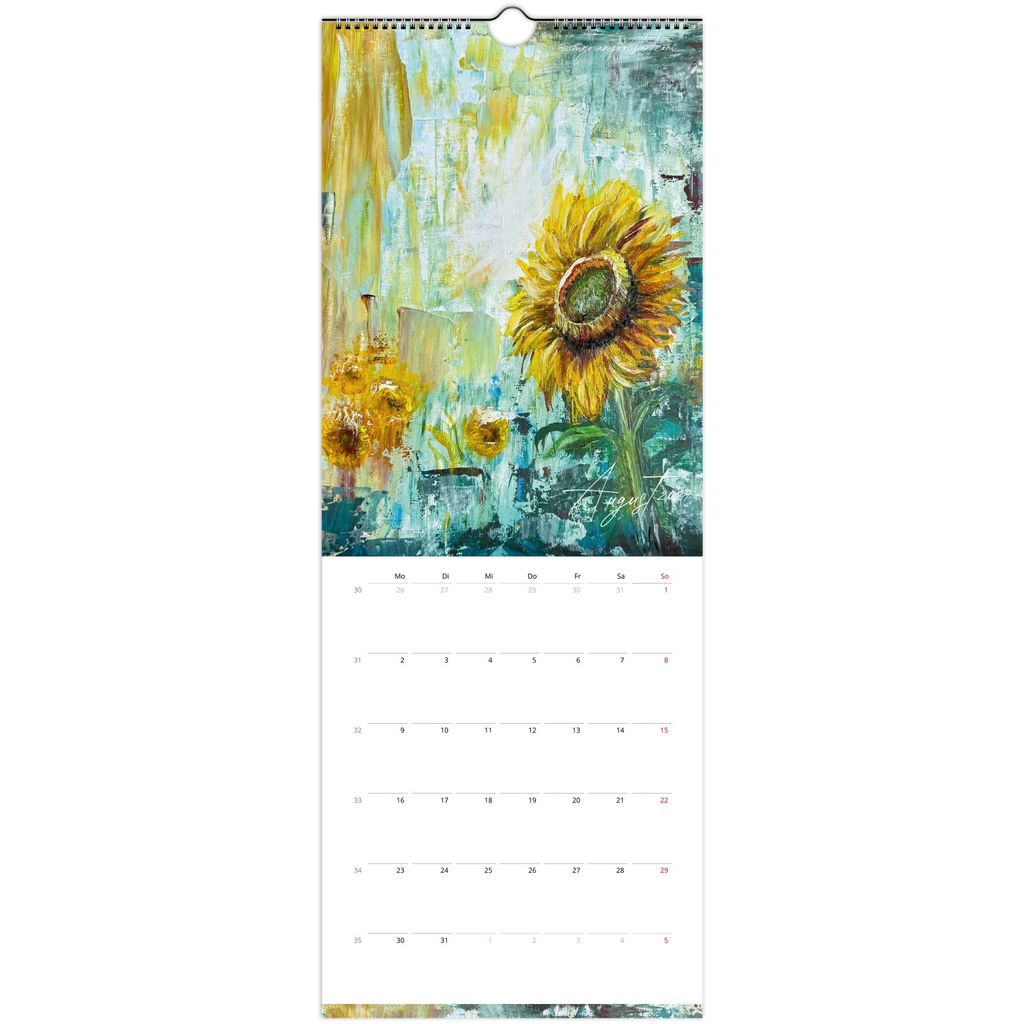 Kunstkalender 2027 von Myriam Probst, Wandkalender 14,8 × 40 cm, Ansicht 10