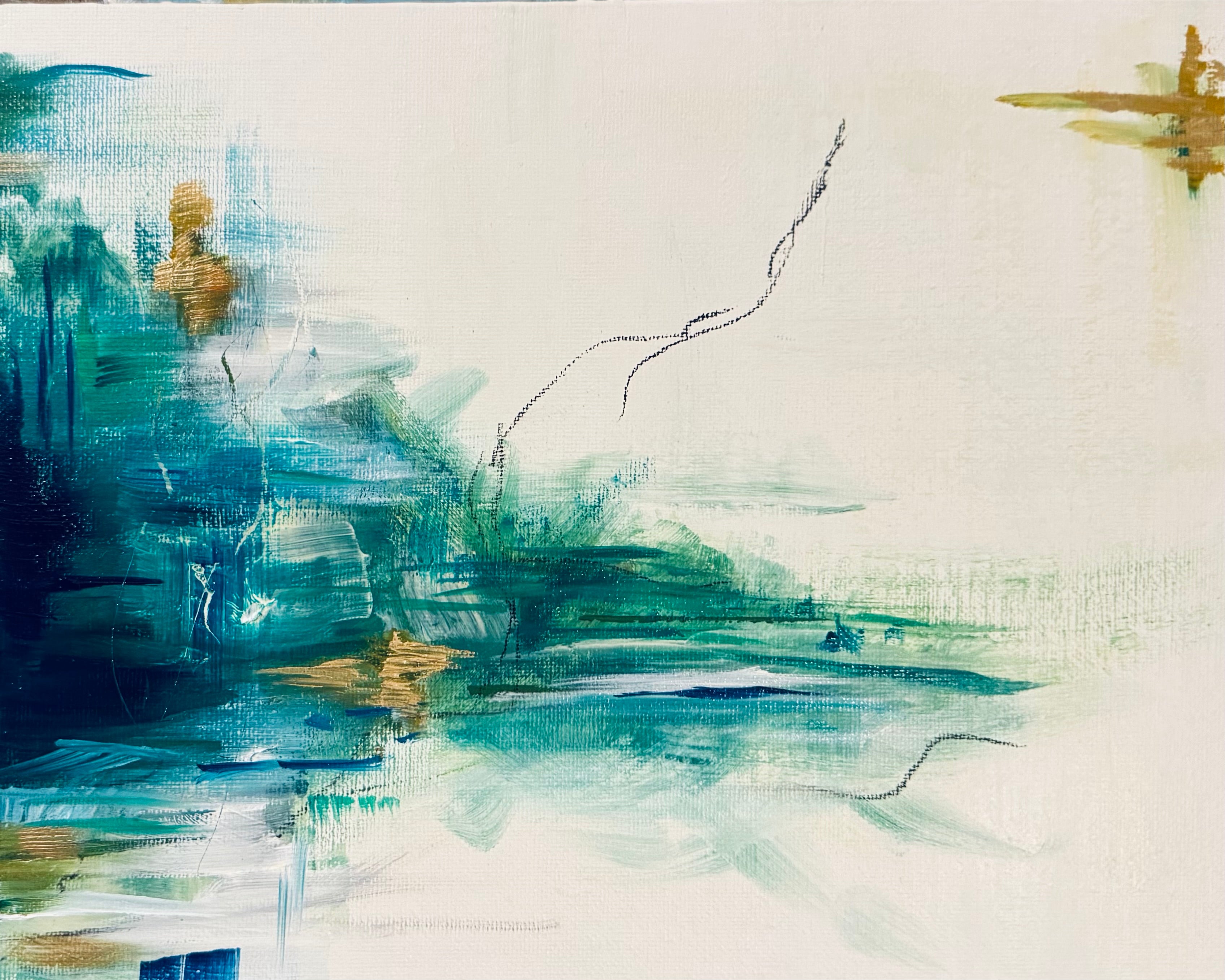 Grüner See mit Blumen [14/31]