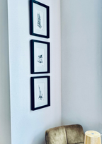 Still Woods "Still Ascent" | ORIGINAL Zeichnung im Passepartout-Rahmen