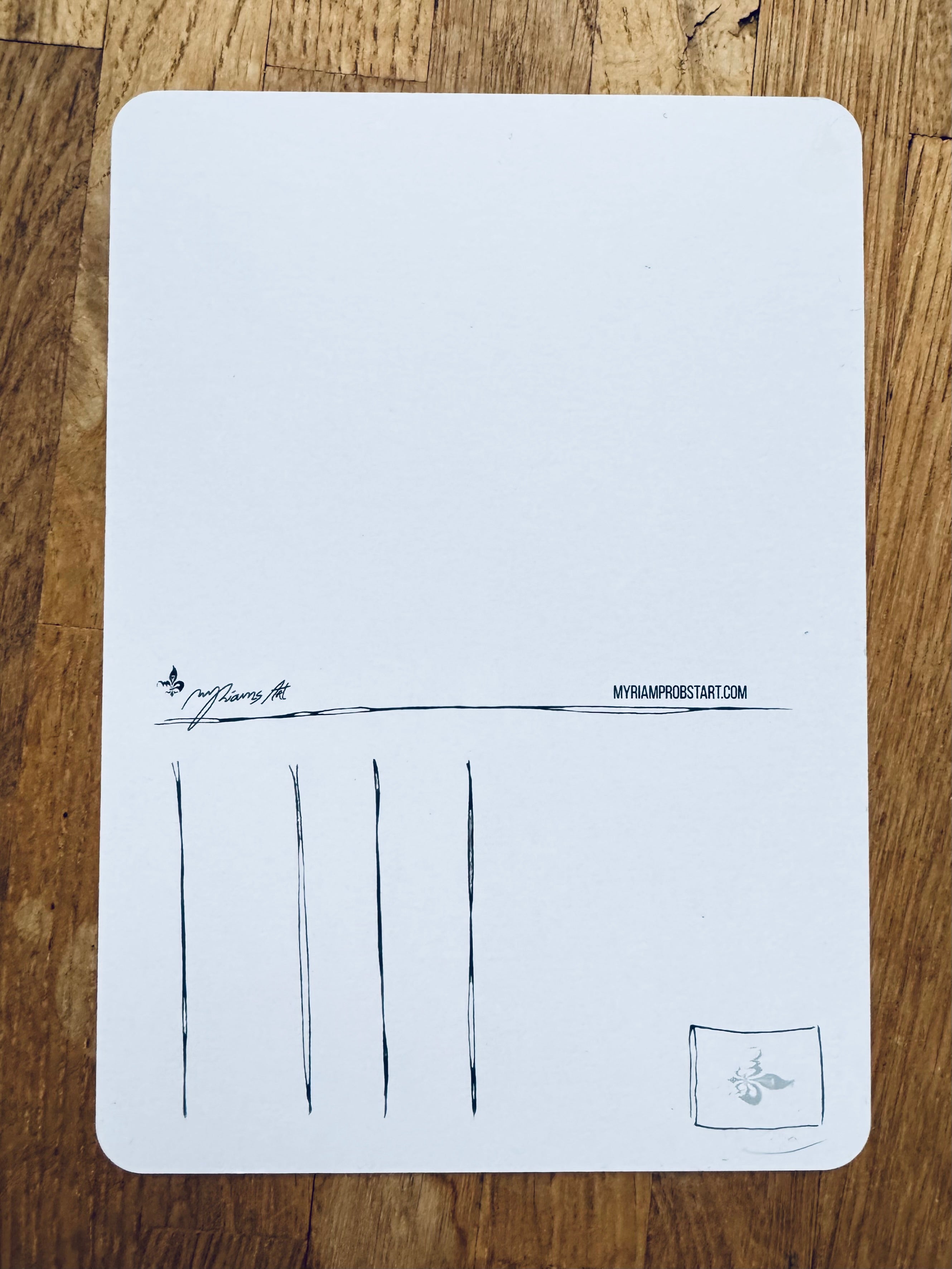 "Weihnachts-Minimalist" Grußkarten 10er Set mit Goldfolie