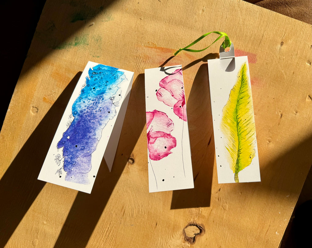 Lesezeichen im Umschlag-Design