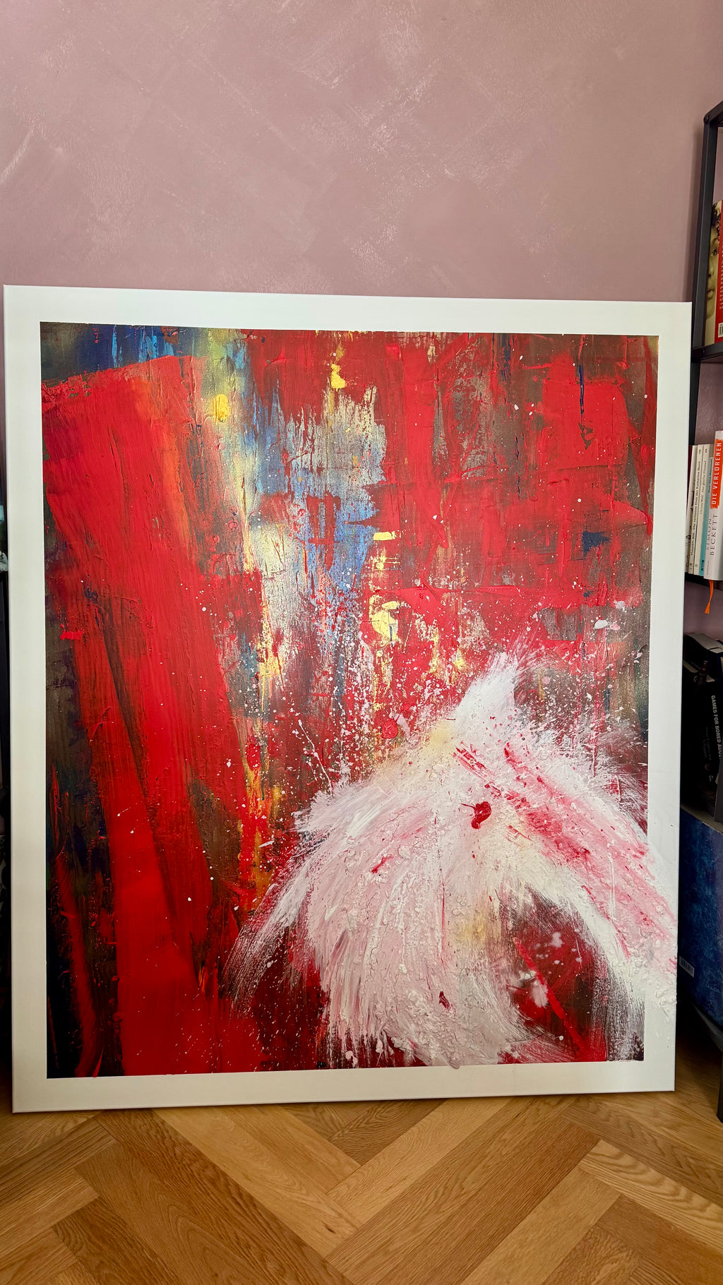 Blau war der Plan | 100x120