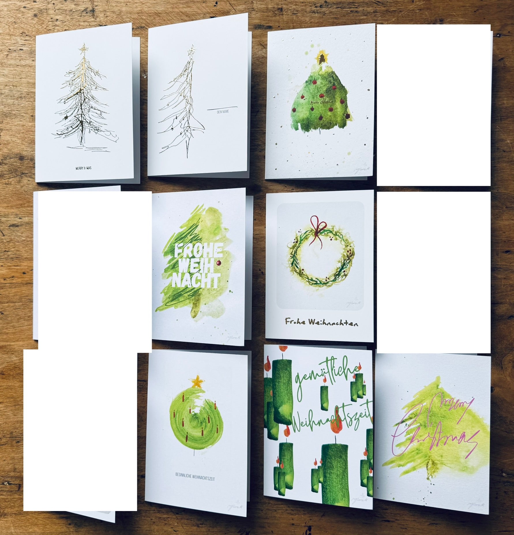 KLAPPKARTEN 3er, 5er 10er Pack Gemischte Motive