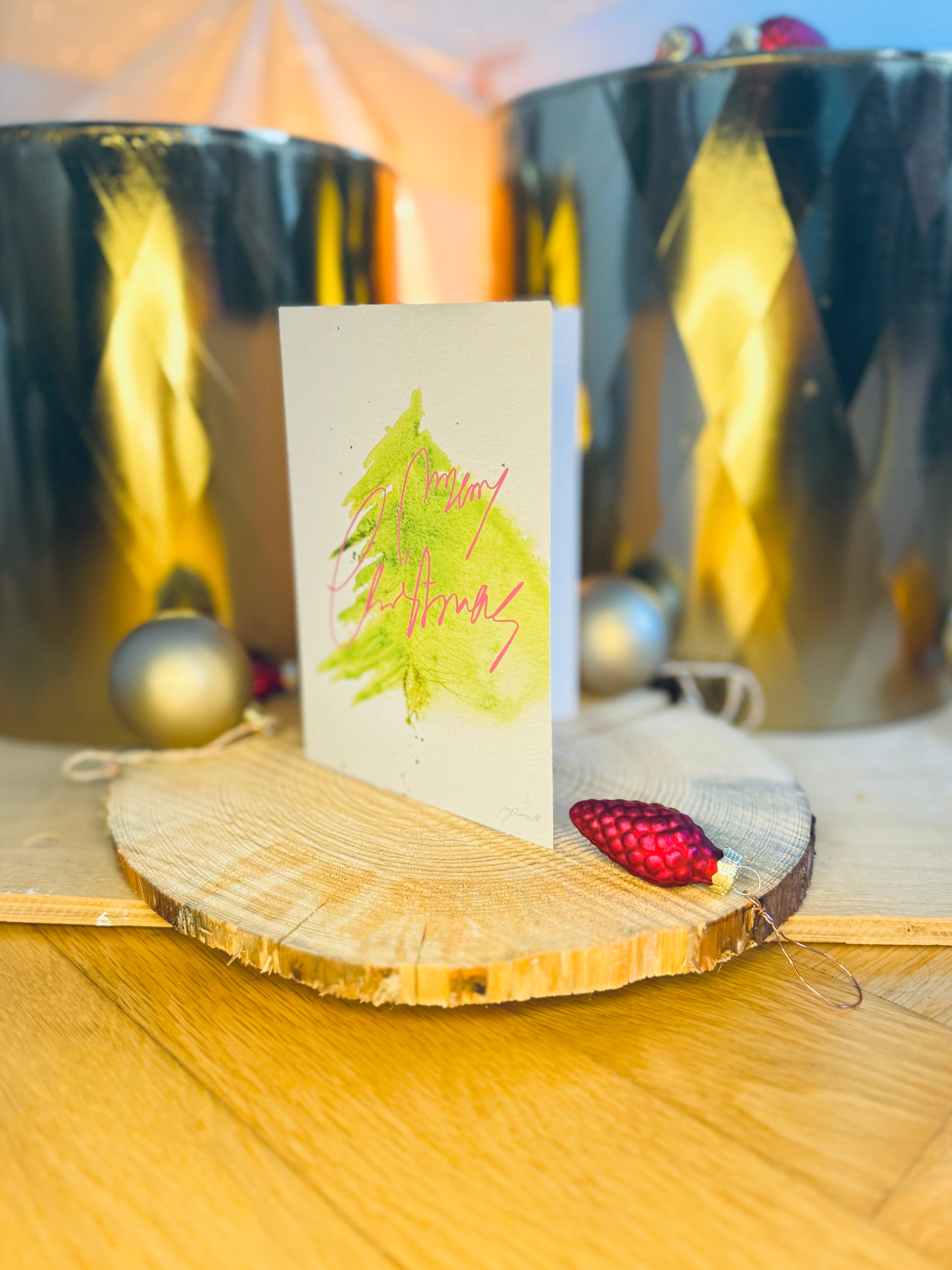 "Merry Christmas" Klappkarten 10er Set inkl. Umschläge