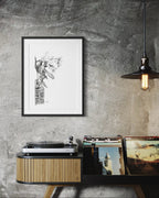 Lily in Lines "Grace Contained" | Fine-Art-Print