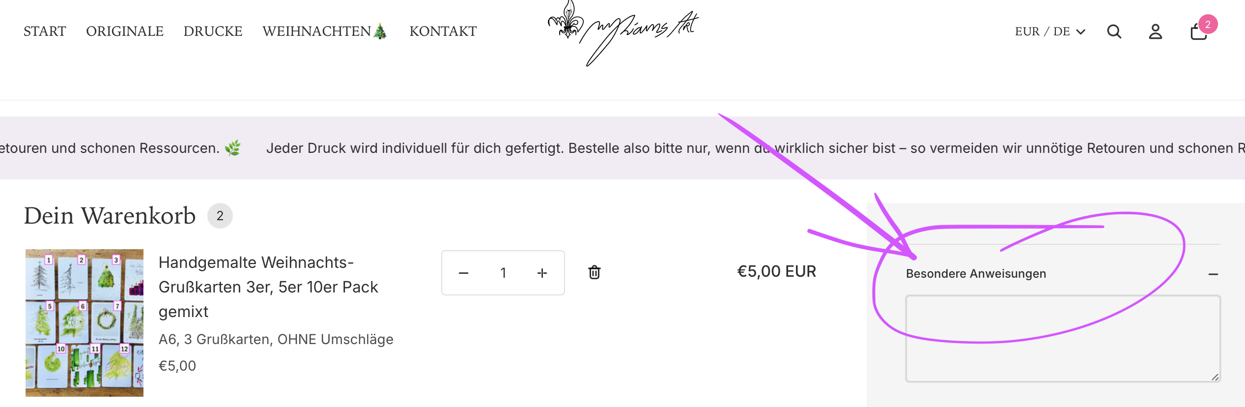 Grußkarten 3er, 5er 10er Sets Gemischte Motive