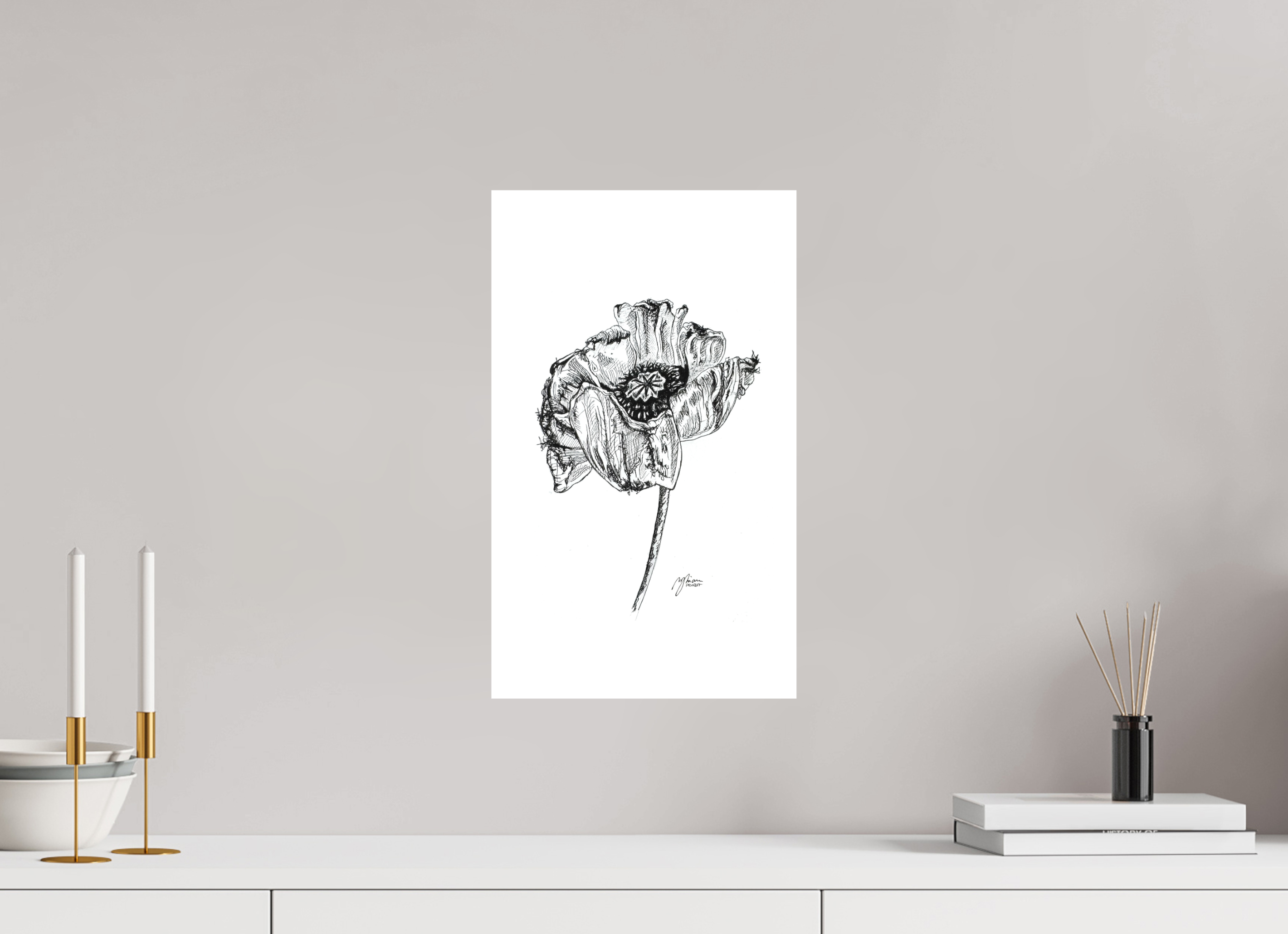 25 x 43 cm, Fine-Art-Print auf Hahnemühle Bamboo Mohn | Fine‑Art‑Print