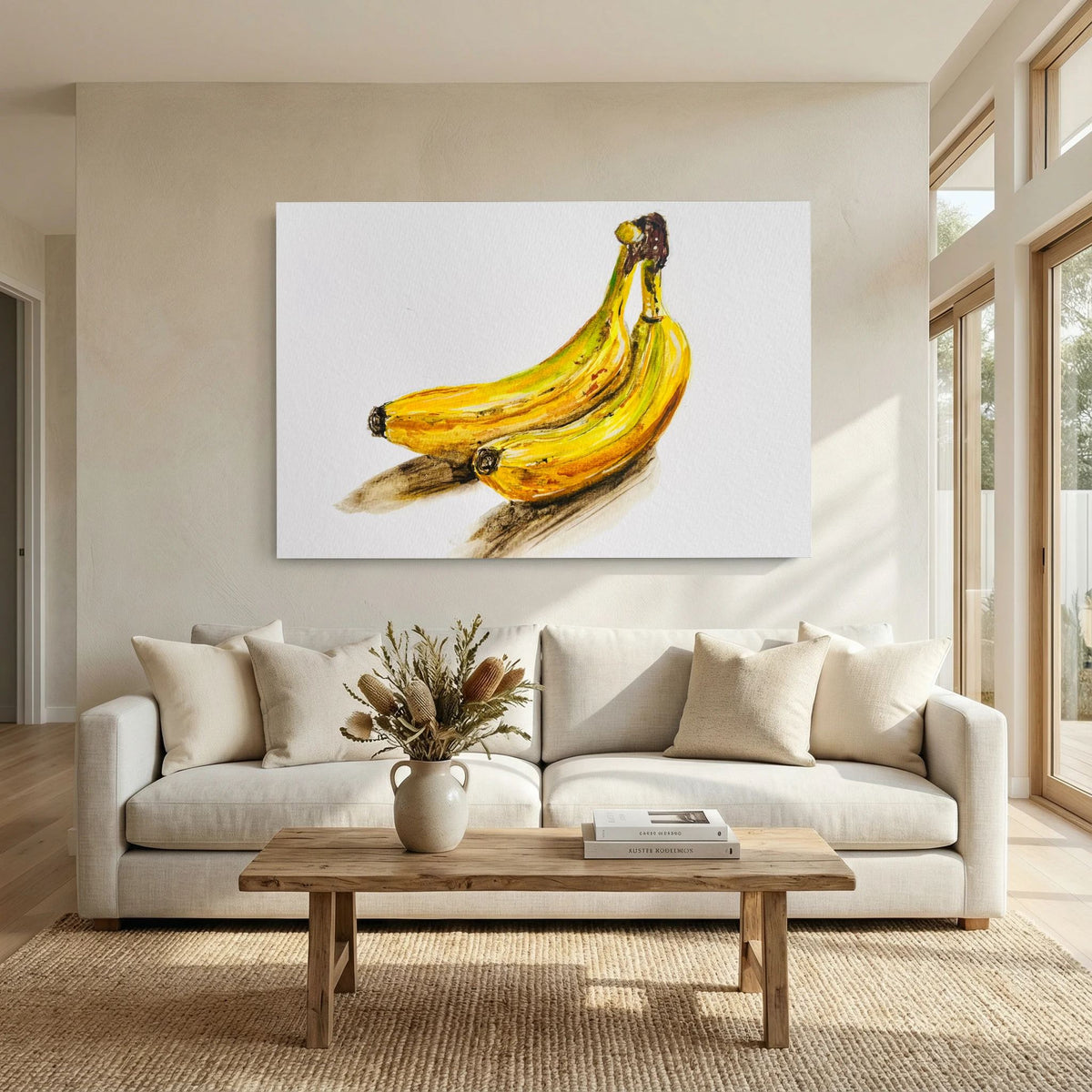 Bananen | Leinwand (gerahmt)