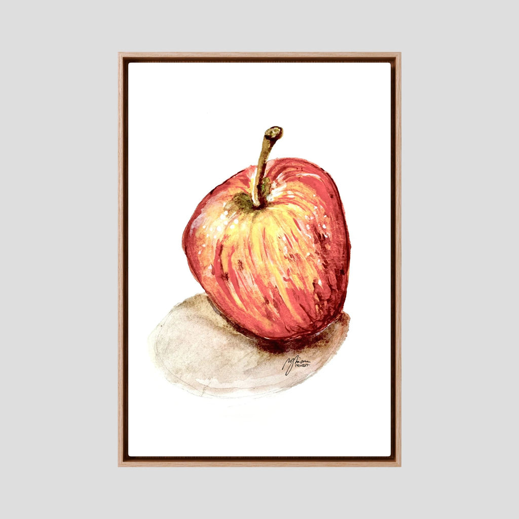Apfel Leinwand