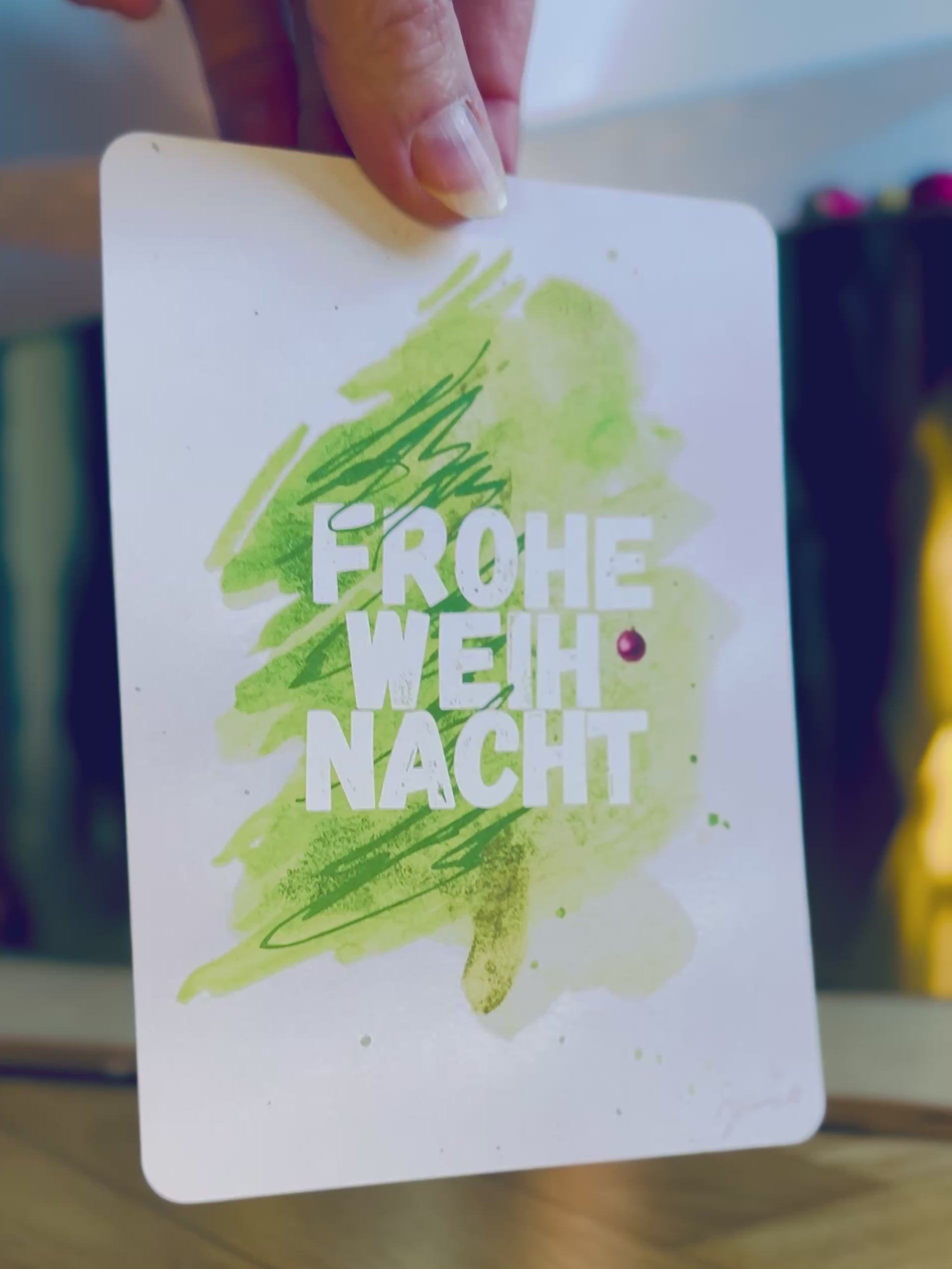 "Frohe Weihnacht" Grußkarten 10er Set