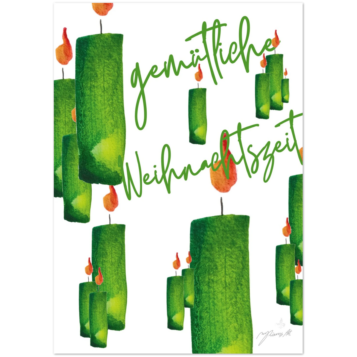 Nr. 3 Gemütliche Weihnachtszeit, Klappkarte, Ansicht 2