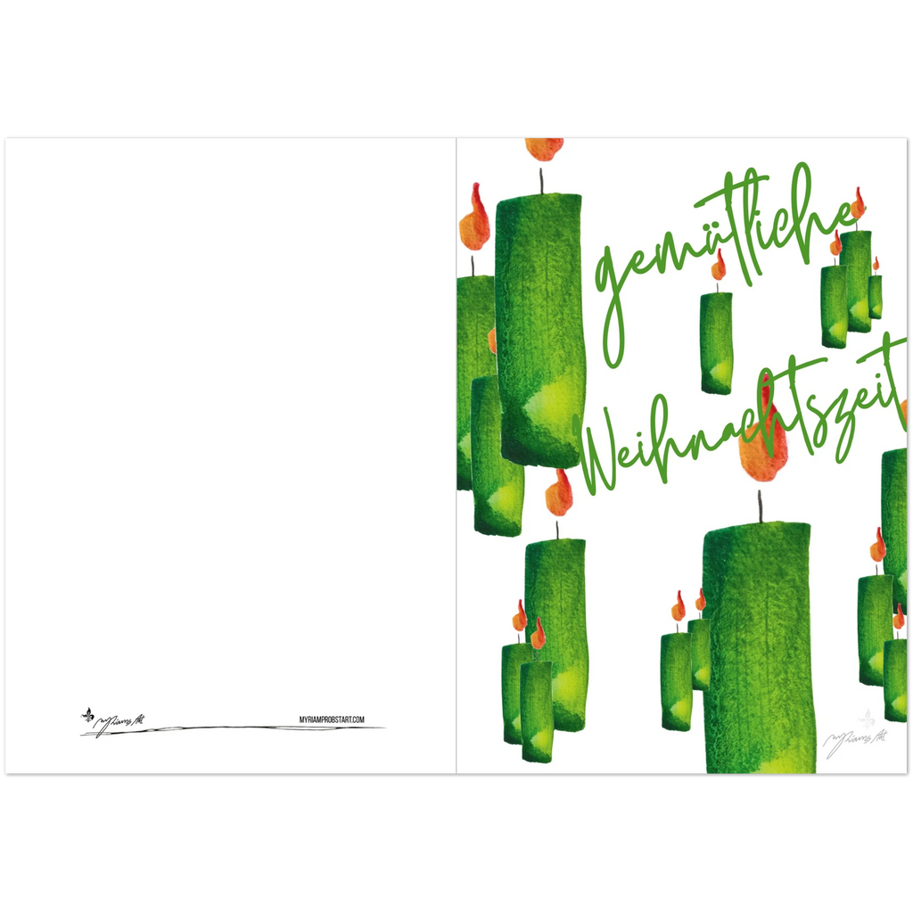 Nr. 3 Gemütliche Weihnachtszeit, Klappkarte, Ansicht 4