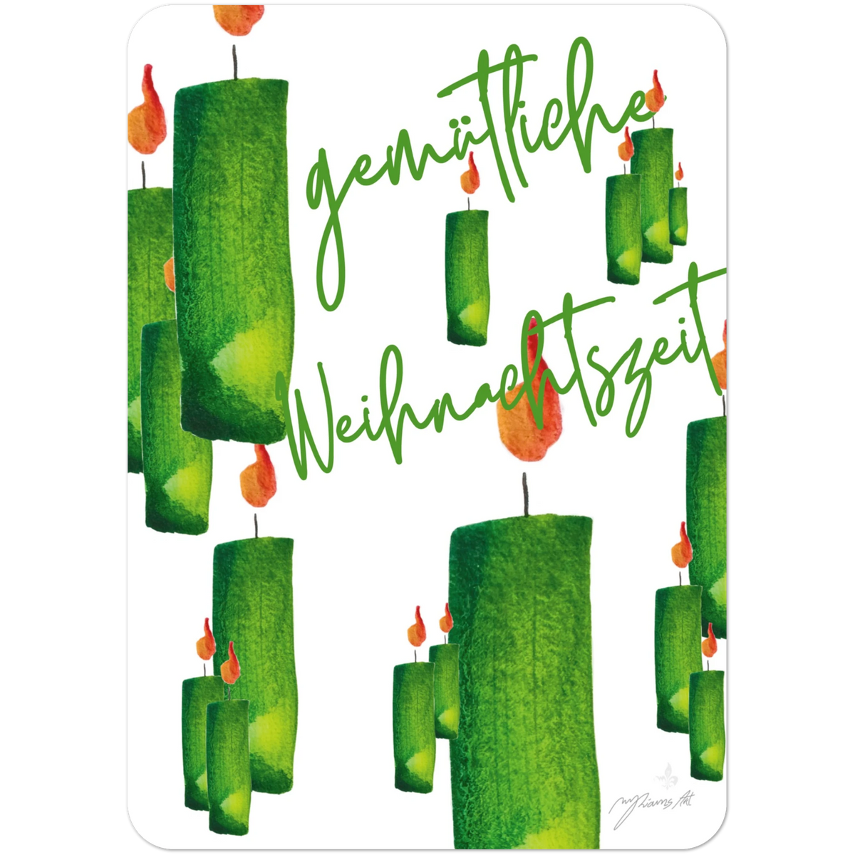 Nr. 3 Gemütliche Weihnachtszeit, Grußkarte A6, Ansicht 2