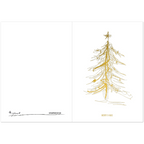 Nr. 4 Merry Xmas, Klappkarte mit Goldfolie, Ansicht 3