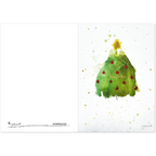 Nr. 6 Strahlender Baum, Klappkarte mit Goldfolie, Ansicht 2