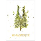 Nr. 8 Weihnachtsgrüße, Klappkarte mit Goldfolie, Ansicht 8