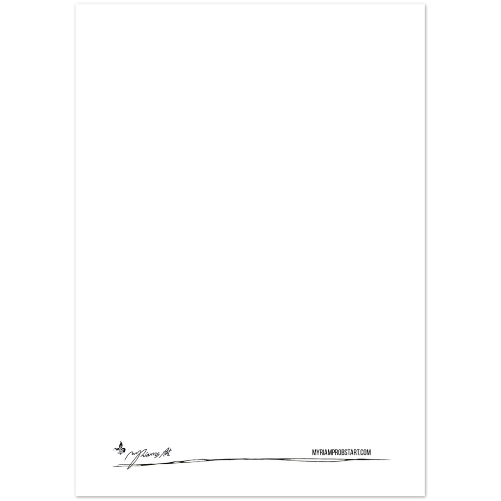 Nr. 10 Wollmütze, Klappkarte mit Goldfolie, Ansicht 2